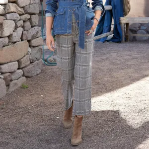 Whitman Plaid Pants, Petite