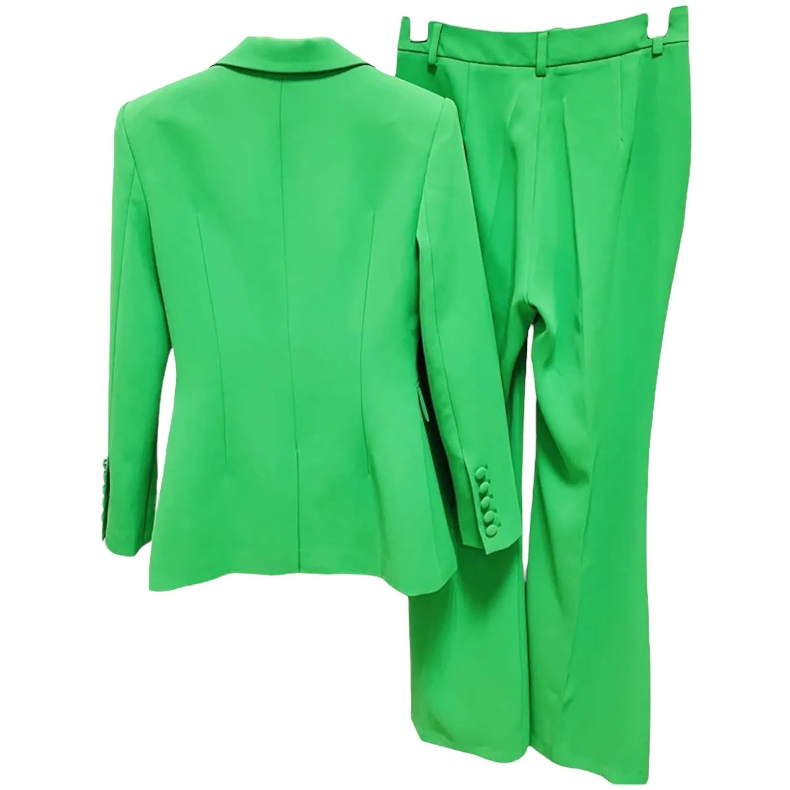 WHITNEY Green Trouser Two Piece Sets