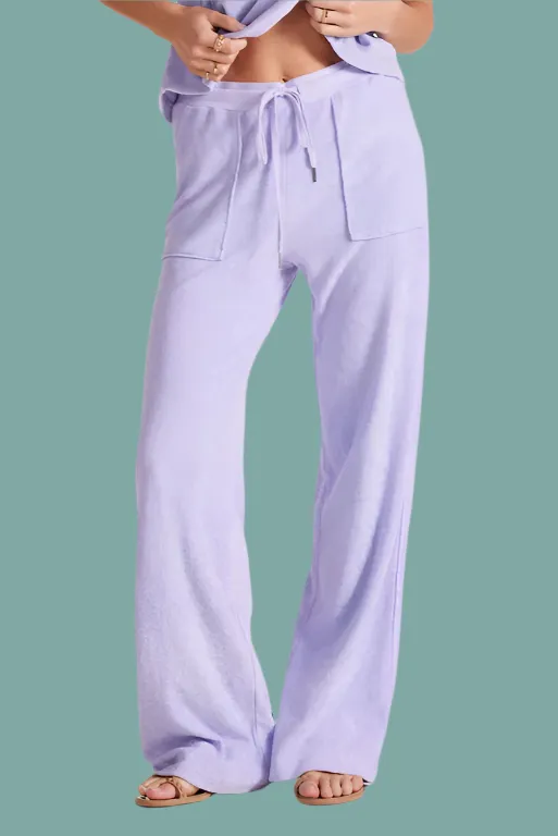 SoftTouchFinish UVProtective Coating Wide Leg Drawcord Pant