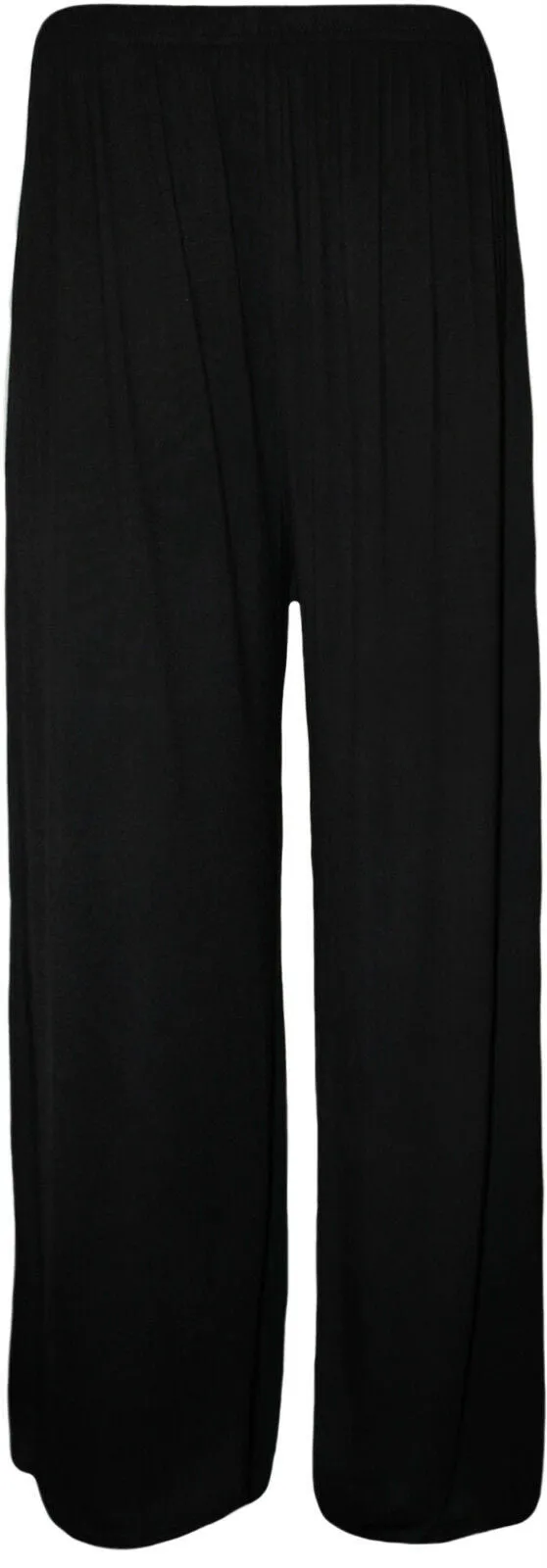 Wide Plain Palazzo Trousers