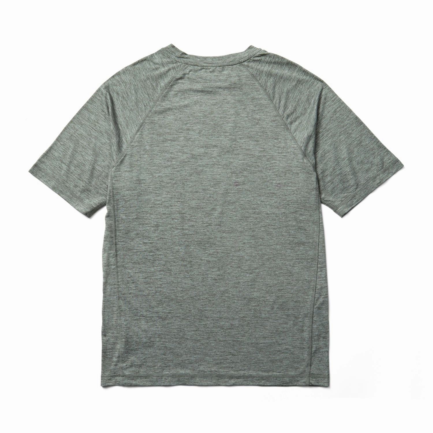 Wolverine Mens Gunmetal Heather 100% Polyester Sun-Stop Eco Tee Go-To Look Stretchable Cloth