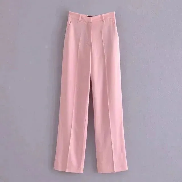 Women Double Breasted Pantsuits
