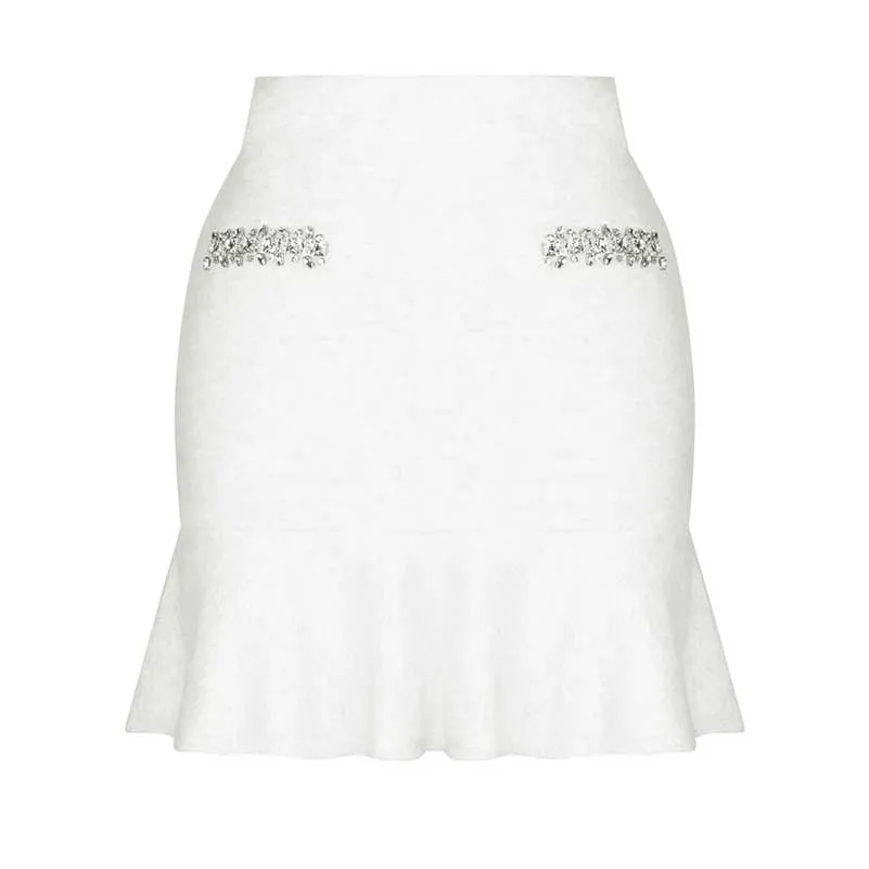 Women Knit Cardigan Jacket   Short Skirt Two Pieces Skirt Suit