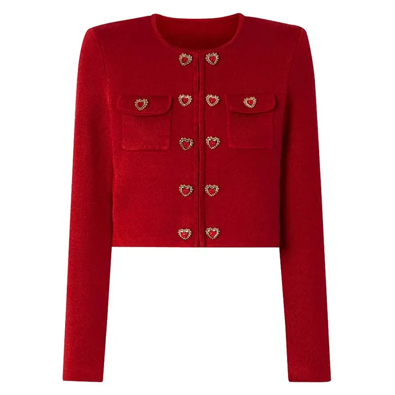 Women Knitted Cardigan Jacket   Pleated Short Skirt Two Pieces Skirt Suit