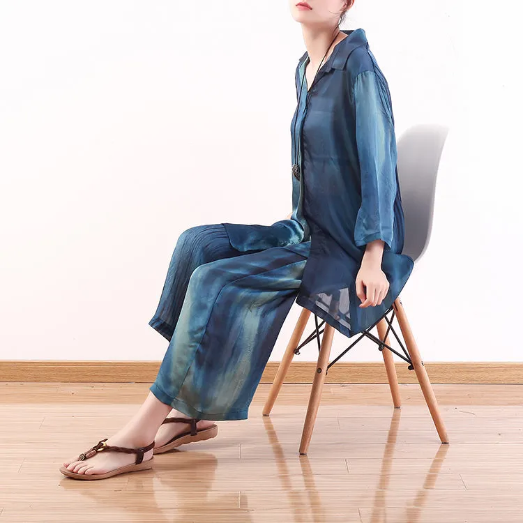 Women Summer Suits Loose Women Wide Legs ATM962302