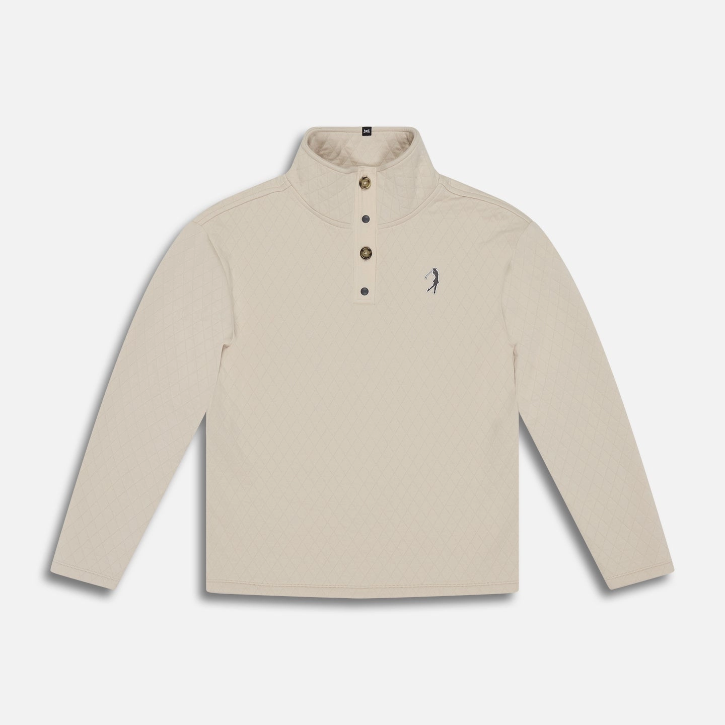 Women's #SheGolfs Quilted Pullover One Color No Wrinkle