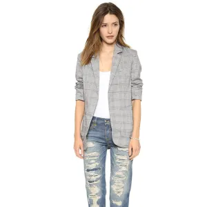 Women's Casual Blazer With Notched Lapel