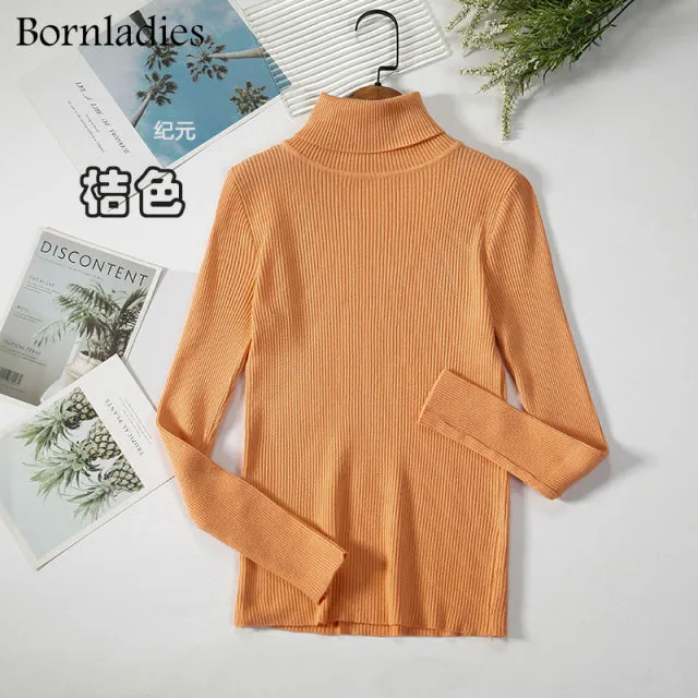 Women's Turtleneck Sweaters Autumn Winter
