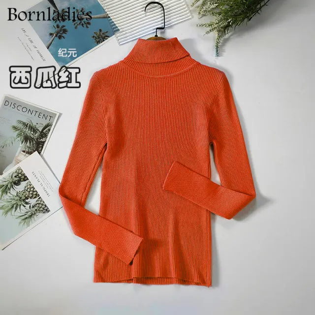Women's Turtleneck Sweaters Autumn Winter
