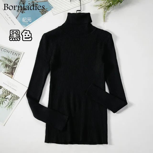 Women's Turtleneck Sweaters Autumn Winter