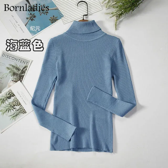 Women's Turtleneck Sweaters Autumn Winter