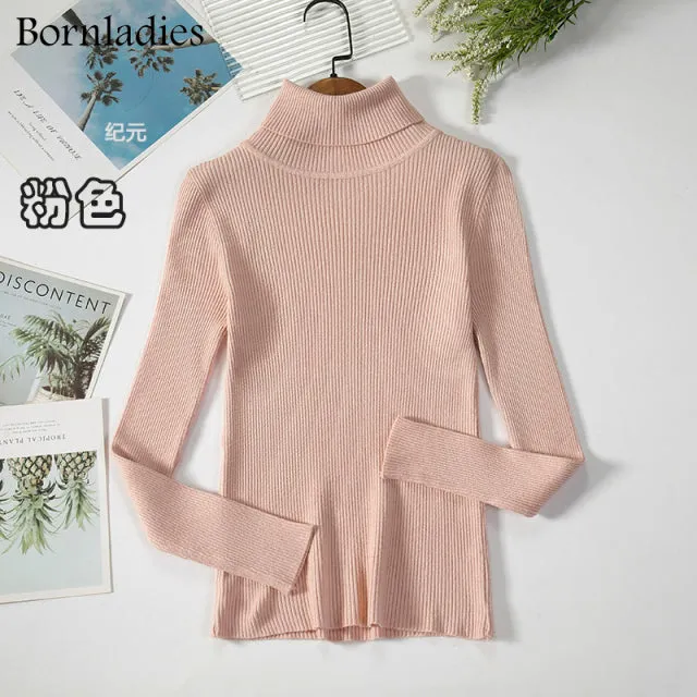 Women's Turtleneck Sweaters Autumn Winter