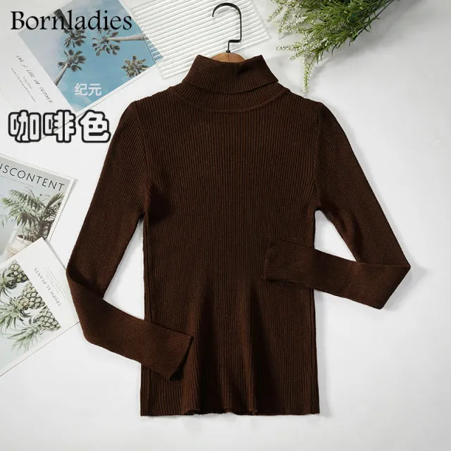 Women's Turtleneck Sweaters Autumn Winter