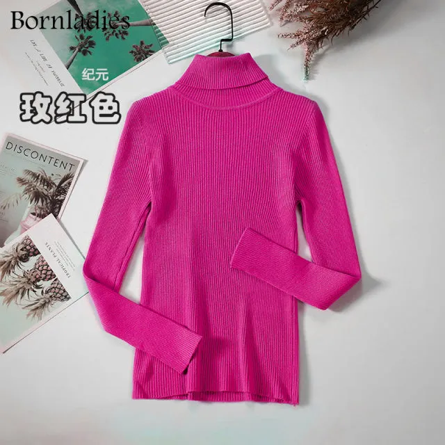 Women's Turtleneck Sweaters Autumn Winter