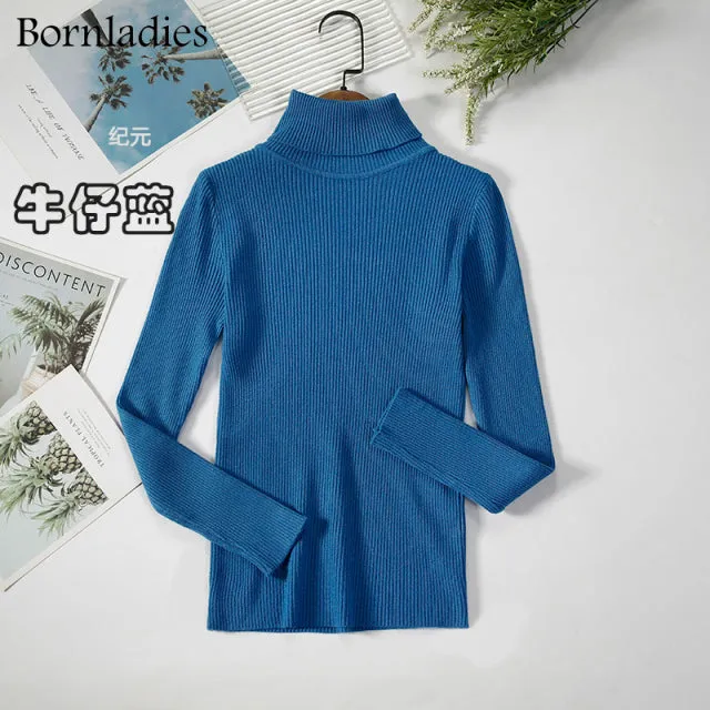 Women's Turtleneck Sweaters Autumn Winter