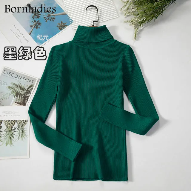 Women's Turtleneck Sweaters Autumn Winter