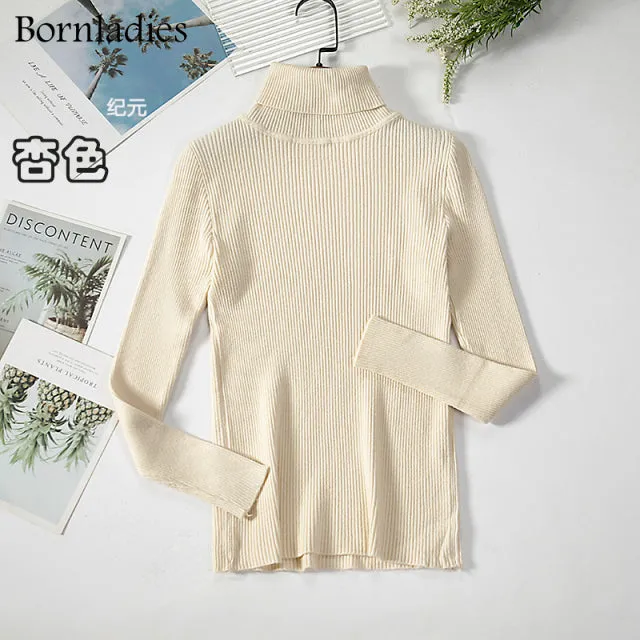 Women's Turtleneck Sweaters Autumn Winter