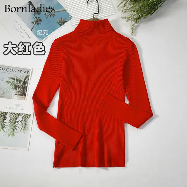 Women's Turtleneck Sweaters Autumn Winter