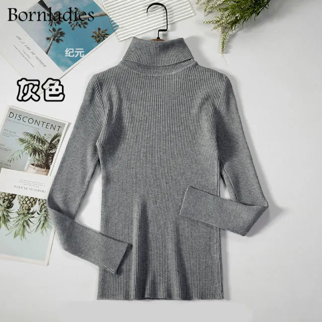 Women's Turtleneck Sweaters Autumn Winter