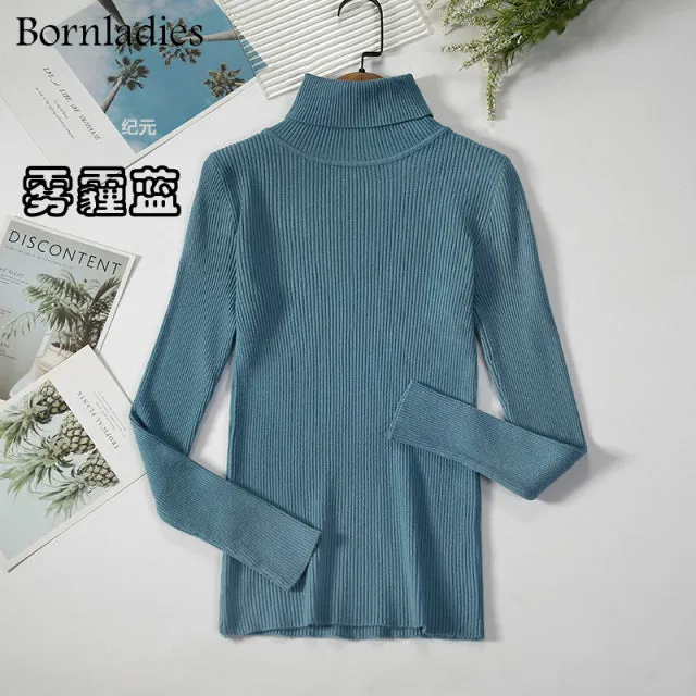 Women's Turtleneck Sweaters Autumn Winter