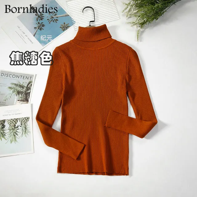 Women's Turtleneck Sweaters Autumn Winter