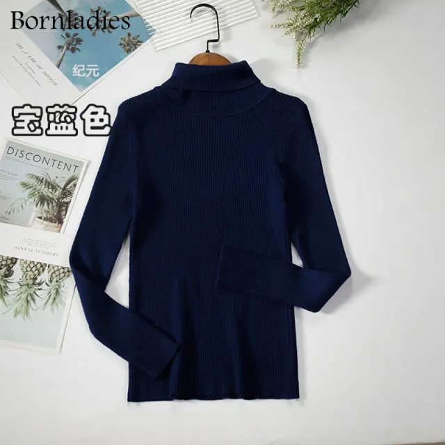 Women's Turtleneck Sweaters Autumn Winter