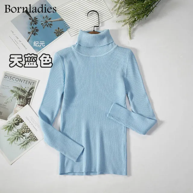 Women's Turtleneck Sweaters Autumn Winter
