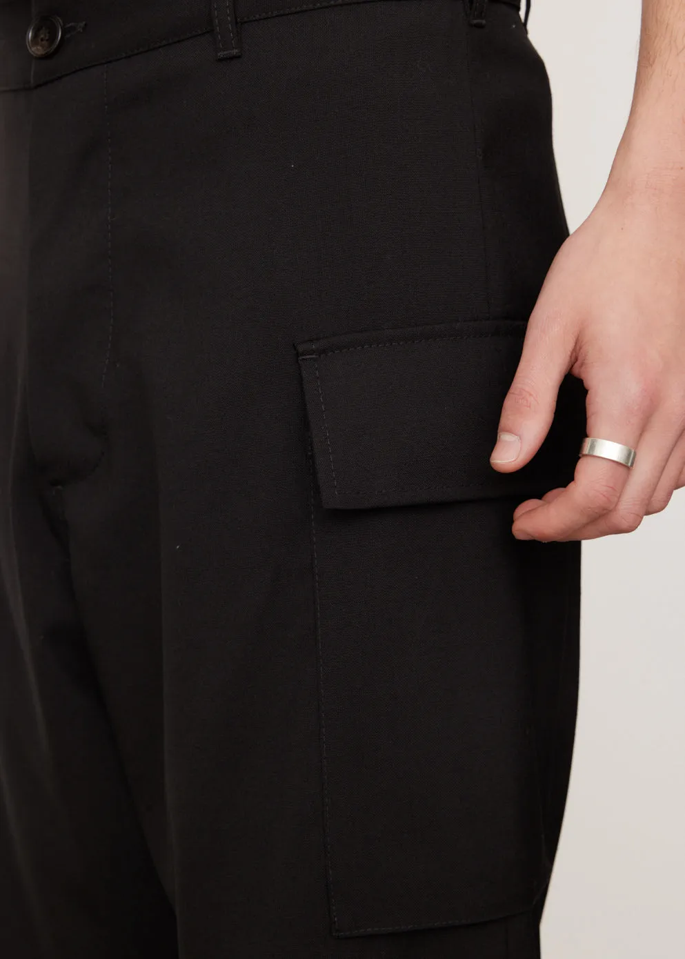 Wool Cargo Trousers