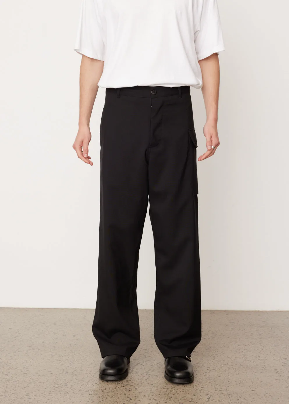 Wool Cargo Trousers