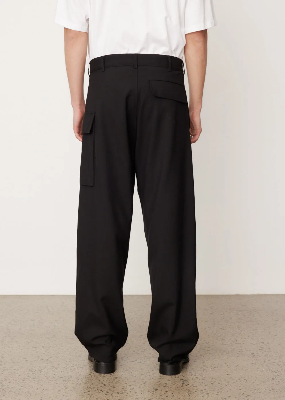 Wool Cargo Trousers