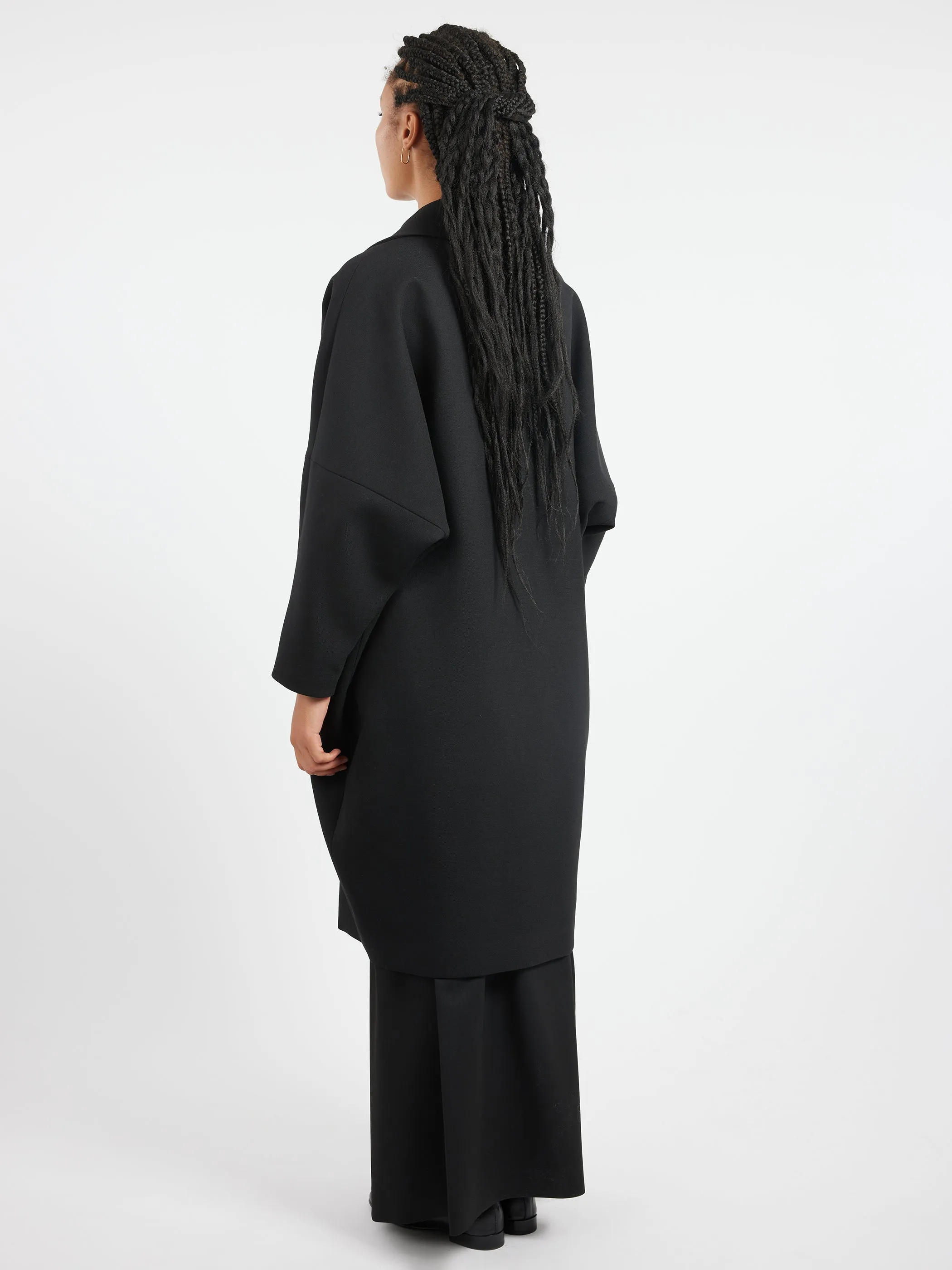 Wool Gabardine Coat