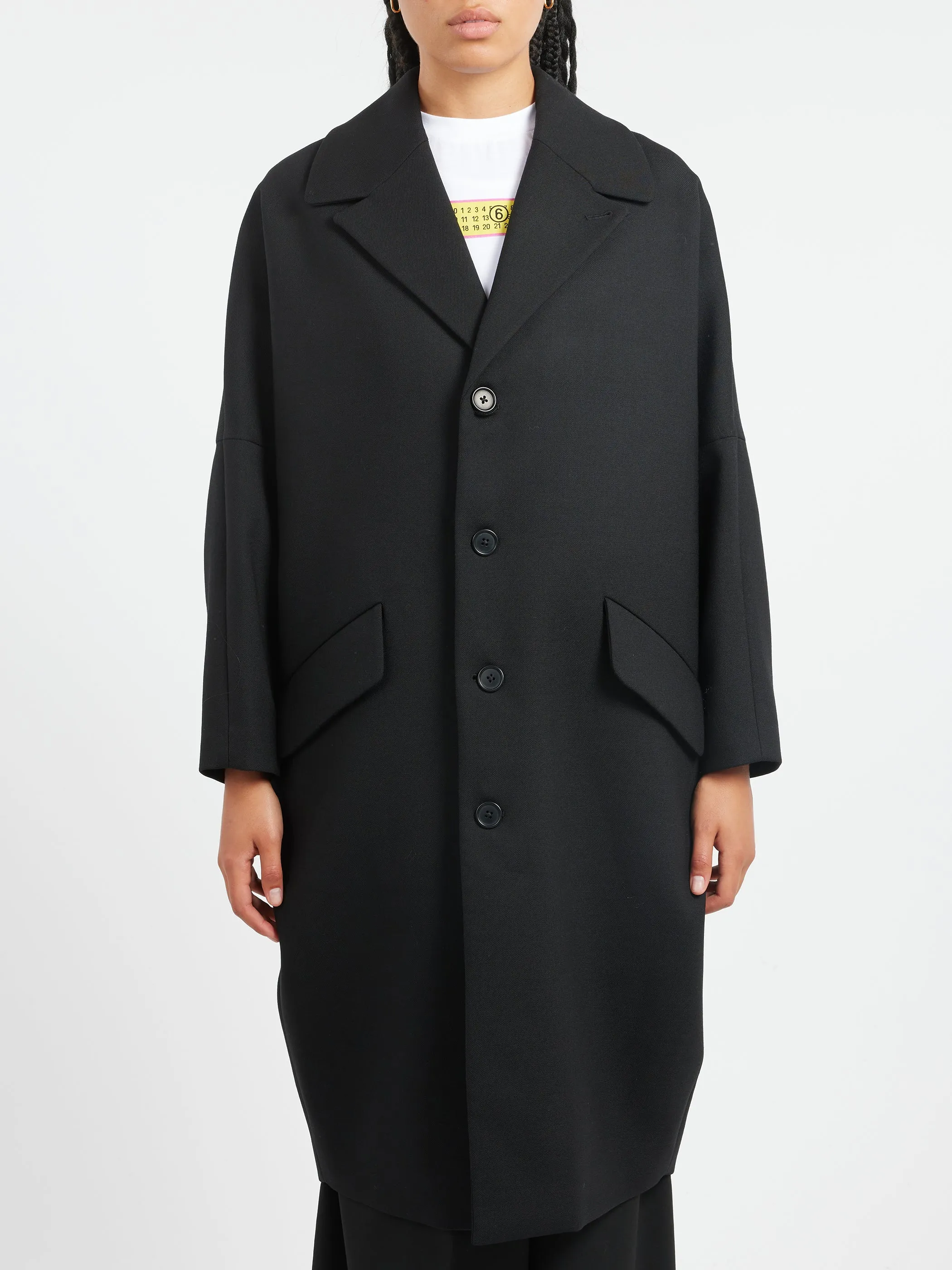 Wool Gabardine Coat