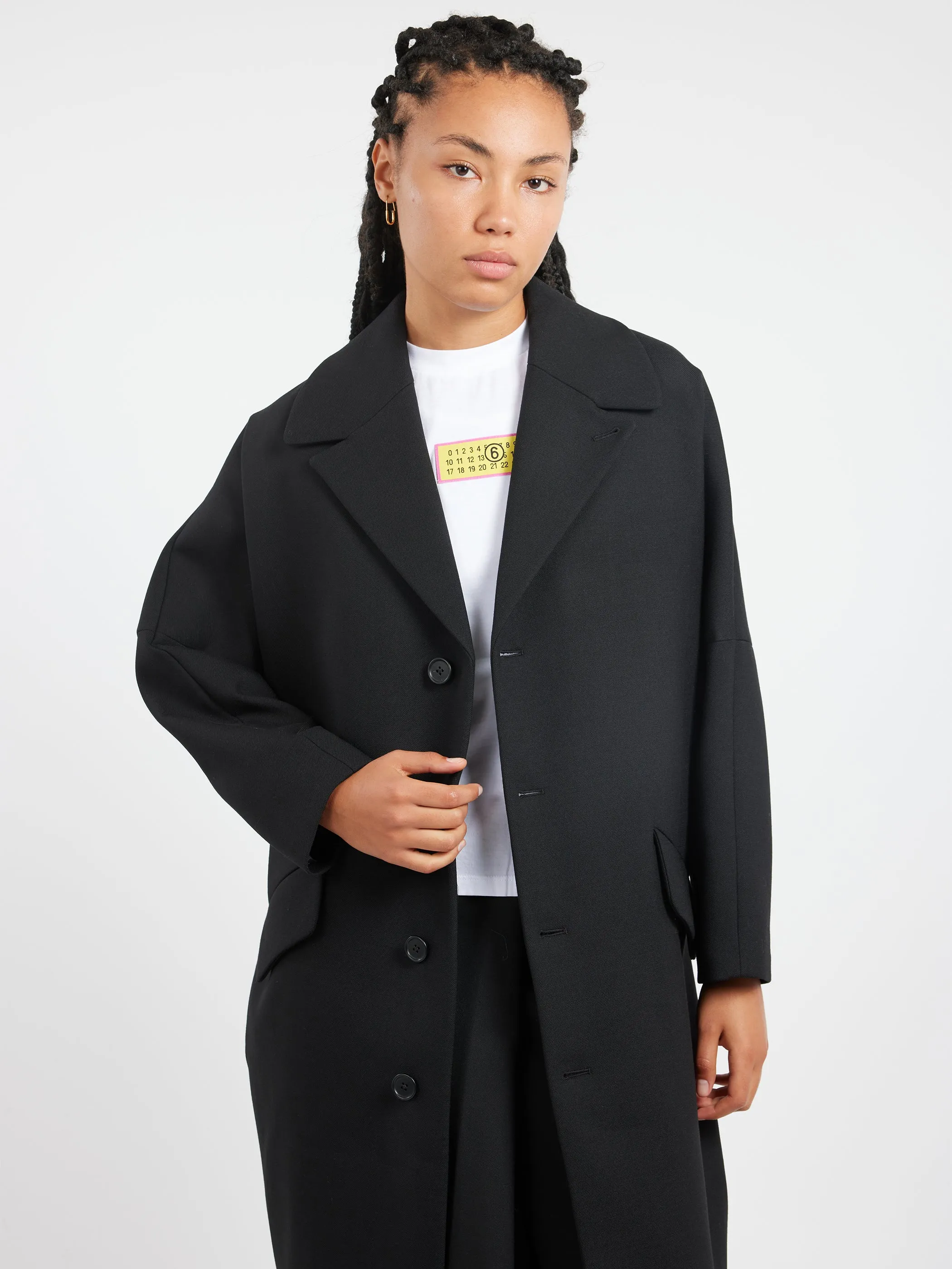Wool Gabardine Coat