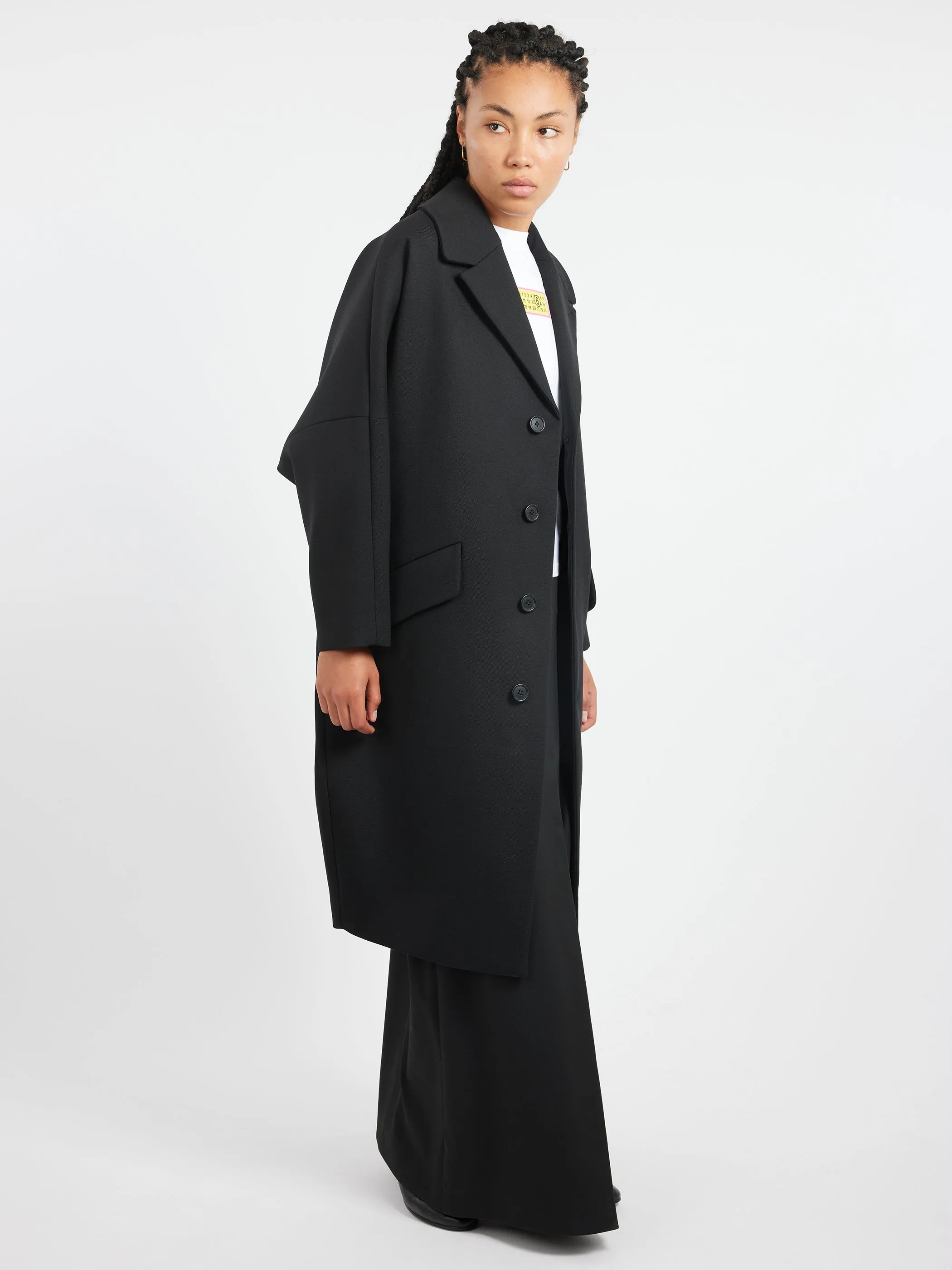 Wool Gabardine Coat