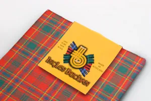 Wool Tartan Pocket Square in Munro Ancient Tartan
