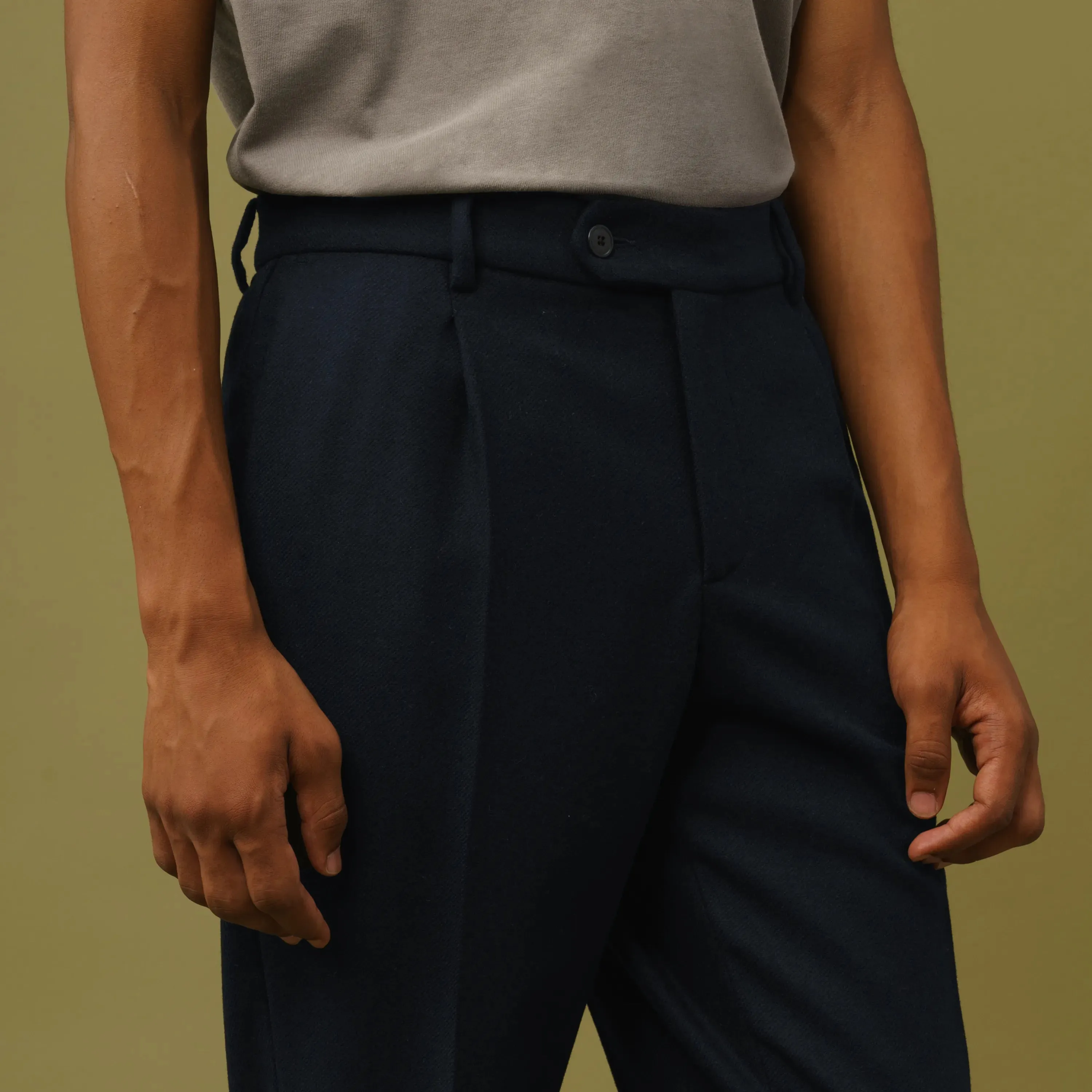 WOOL TROUSERS