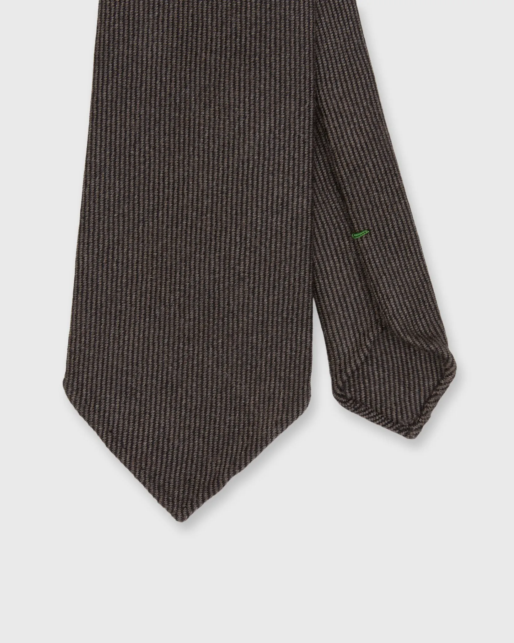 Wool Twill Tie in Mushroom