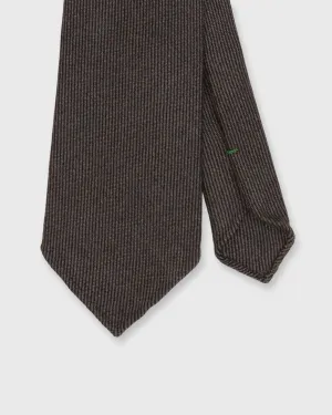 Wool Twill Tie in Mushroom