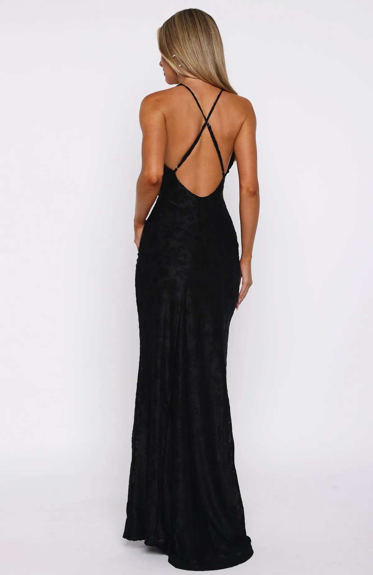 Slow Dance With Me Maxi Dress Black StretchComfort MultiPocket