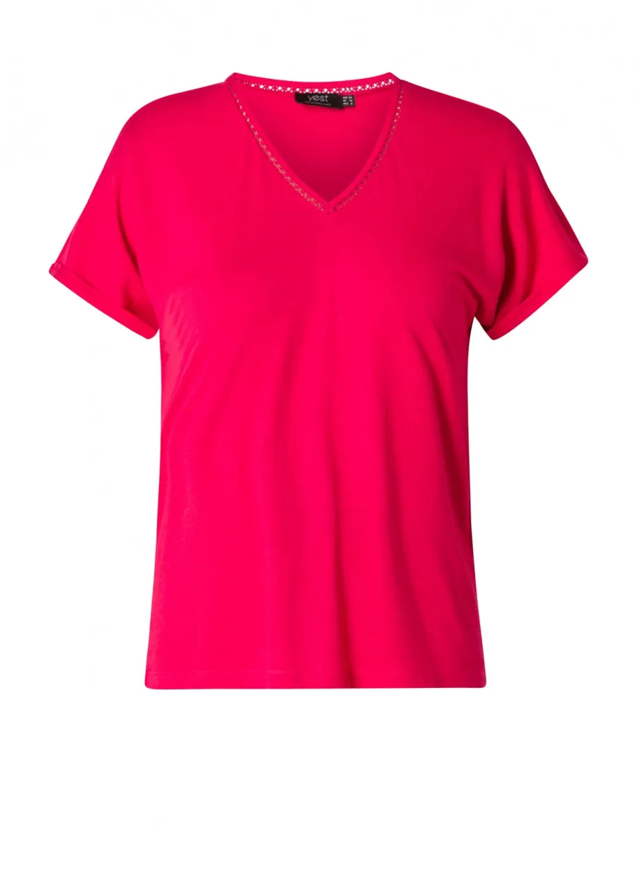 Yesta V-neck Tee Goldy
