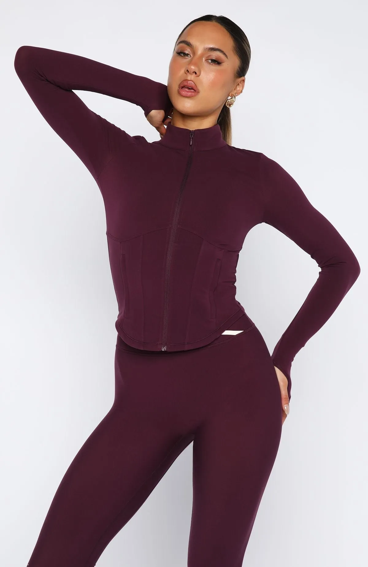 Kickoff Jacket Plum Thermal Insulation Core